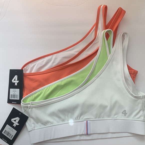 NWT! Fourlaps one shoulder med sports bras bundle of 2! - Picture 2 of 2